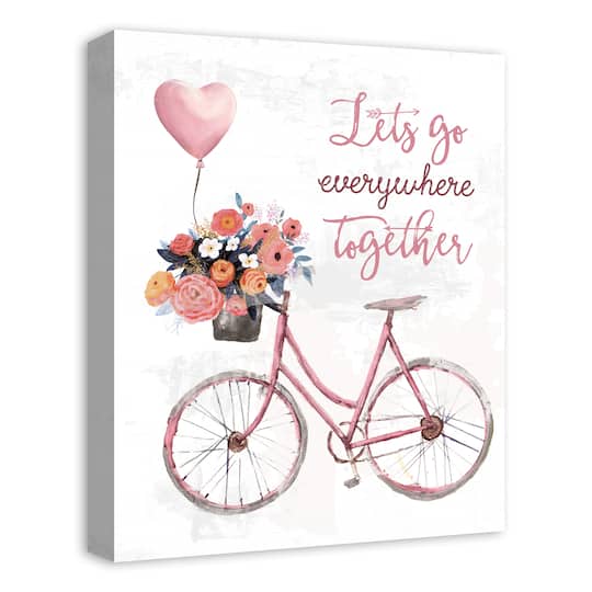 Let's Go Everywhere Together Canvas Wall Art